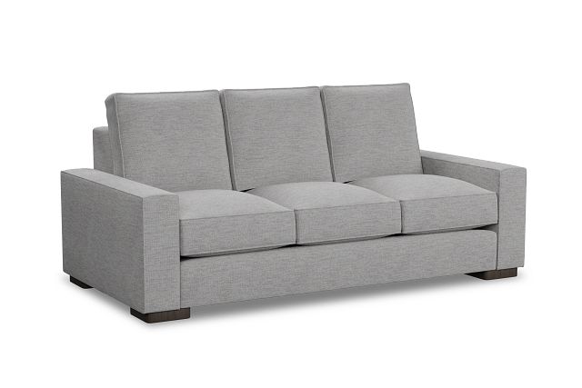 Edgewater Maguire Gray 84" Sofa W/ 3 Cushions