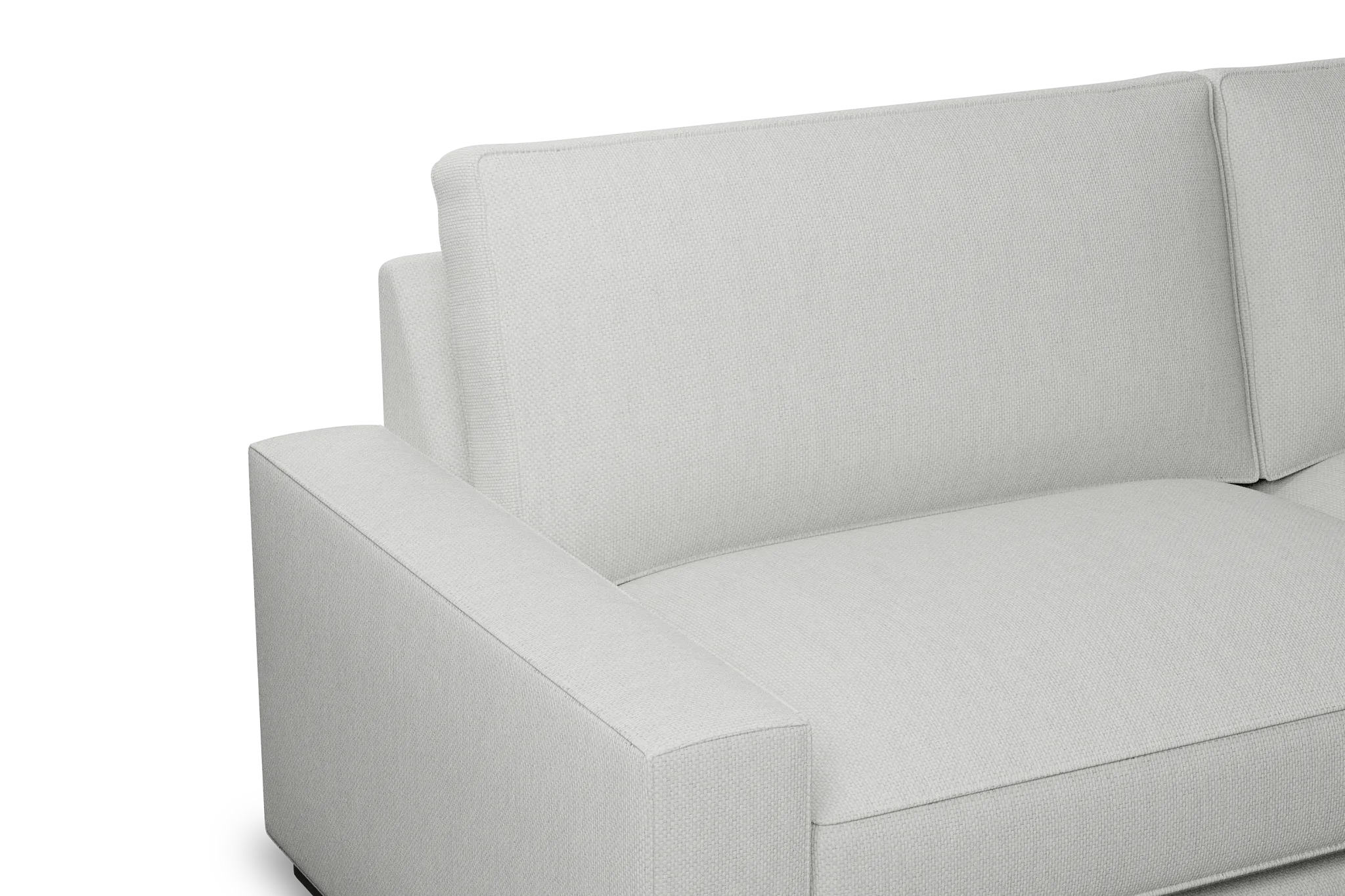 Edgewater Revenue White 96" Sofa W/ 2 Cushions