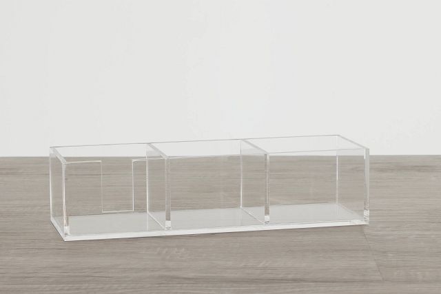 Devi Clear Acrylic Desk Organizer