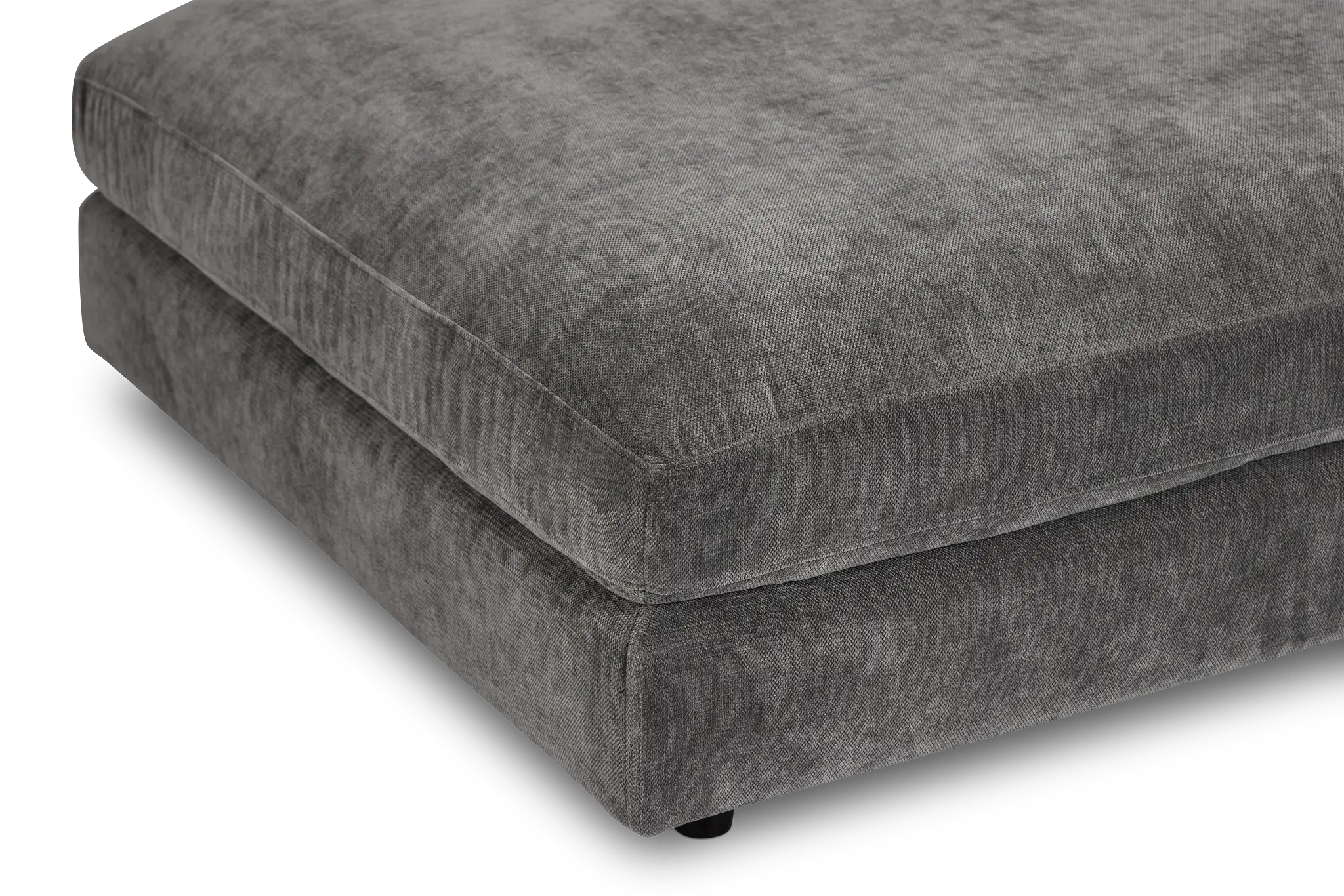 Lounge Dark Gray Fabric Ottoman Lounge Dark Gray Fabric Ottoman