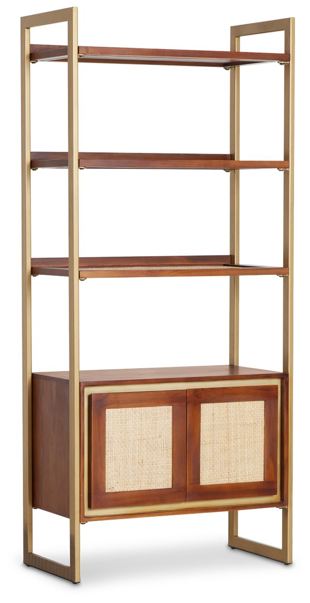 Briar Mid Tone Bookcase