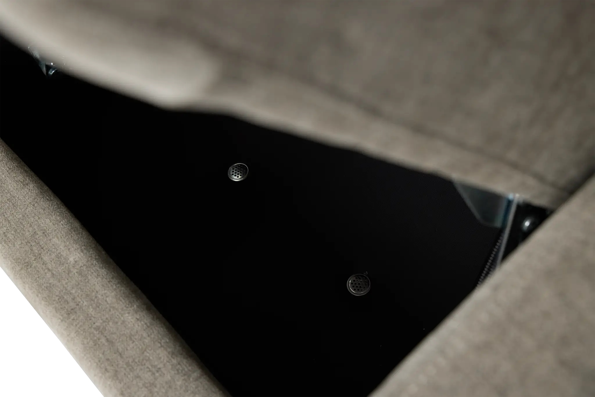 Addie Gray Fabric 6-piece Pit Storage Sectional Addie Gray Fabric 6-piece Pit Storage Sectional