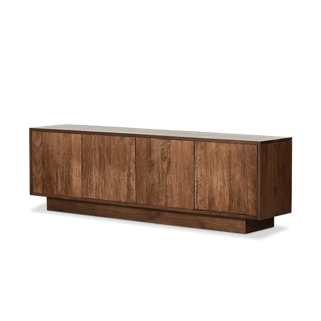 Four Hands Gully Mid Tone Media Console Four Hands Gully Mid Tone Media Console