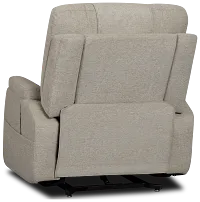 Zecliner Model 2 Light Gray Fabric Power Lift Recliner