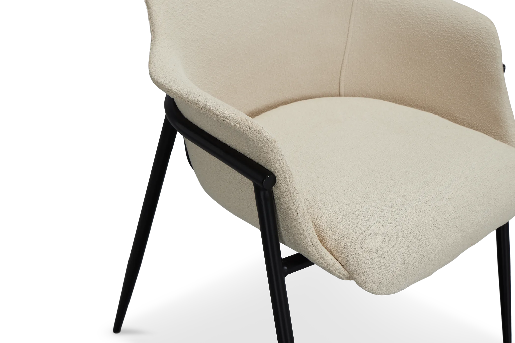 Salerno Light Beige Upholstered Arm Chair