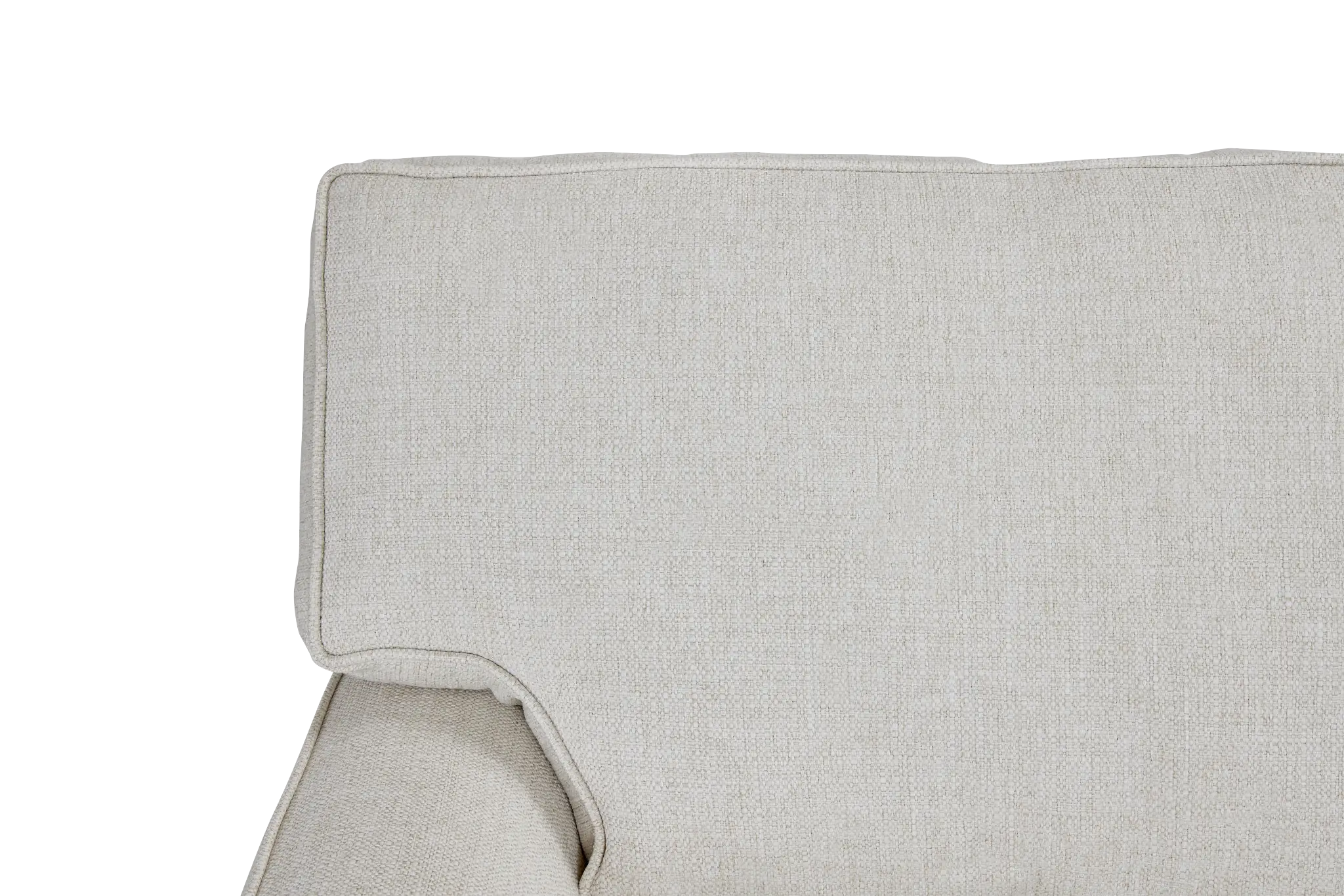 Austin White Fabric Large Left Chaise Sectional Austin White Fabric Large Left Chaise Sectional