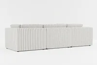 Destin Sea Lane Dark Gray Fabric 5pc Bumper Sectional