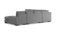 Edgewater Delray Light Gray Large Right Chaise Sectional