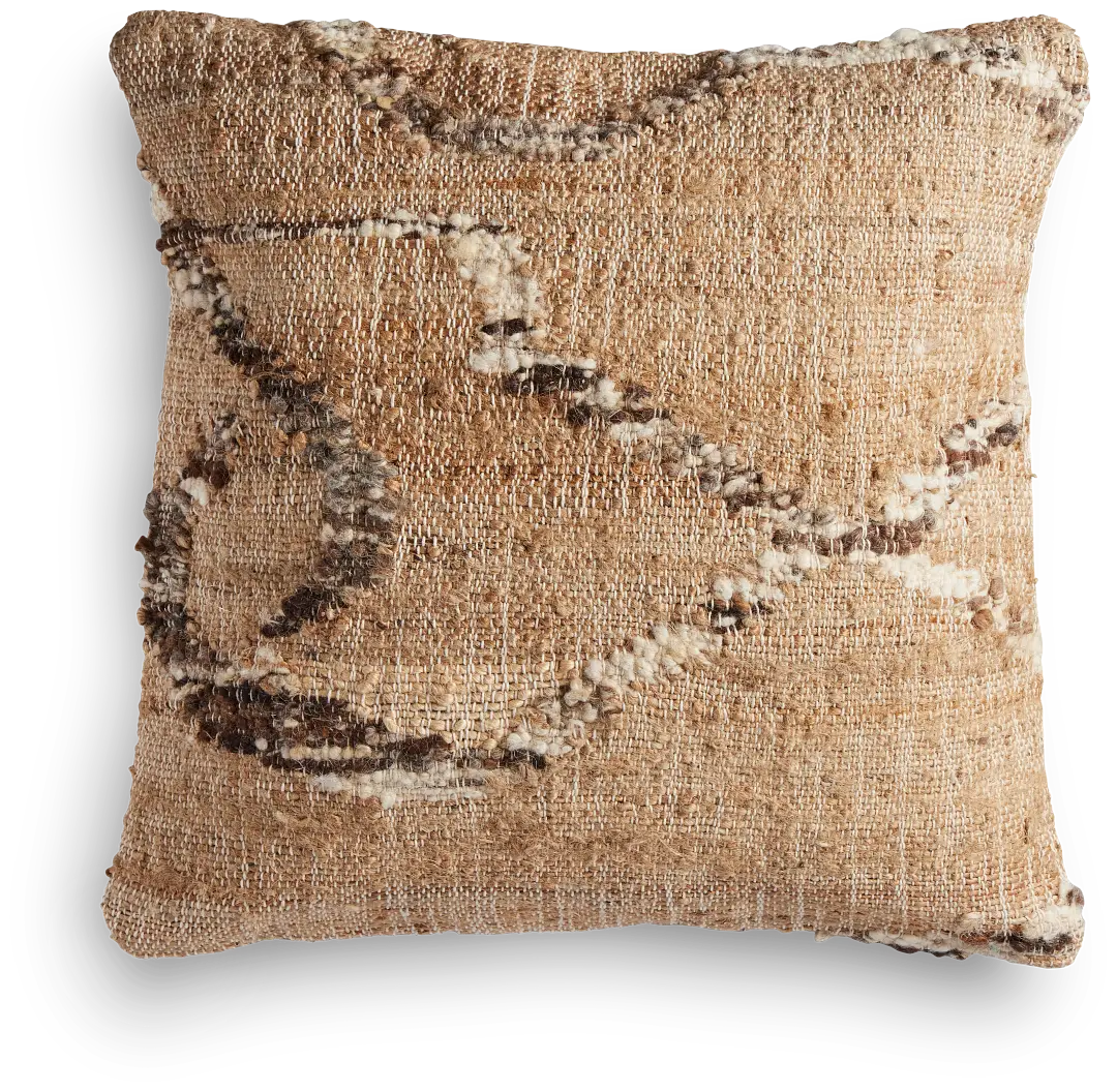Greb Light Brown 22" Accent Pillow Greb Light Brown 22" Accent Pillow