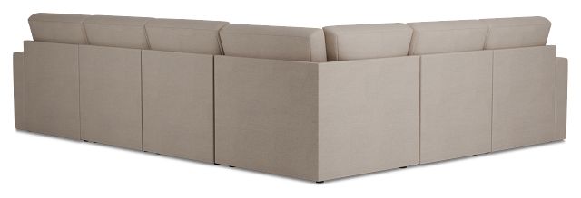 Citymod Beige Fabric Medium Two-arm Sectional