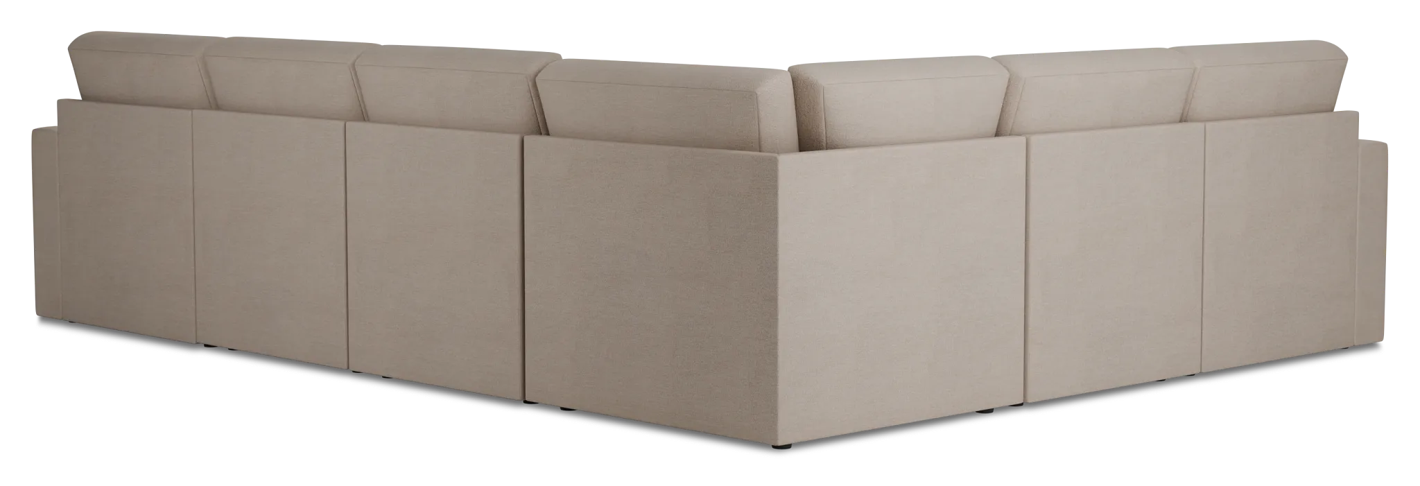 Citymod Beige Fabric Medium Two-arm Sectional
