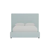 Grayton Elite Light Blue 54" Upholstered Platform Bed