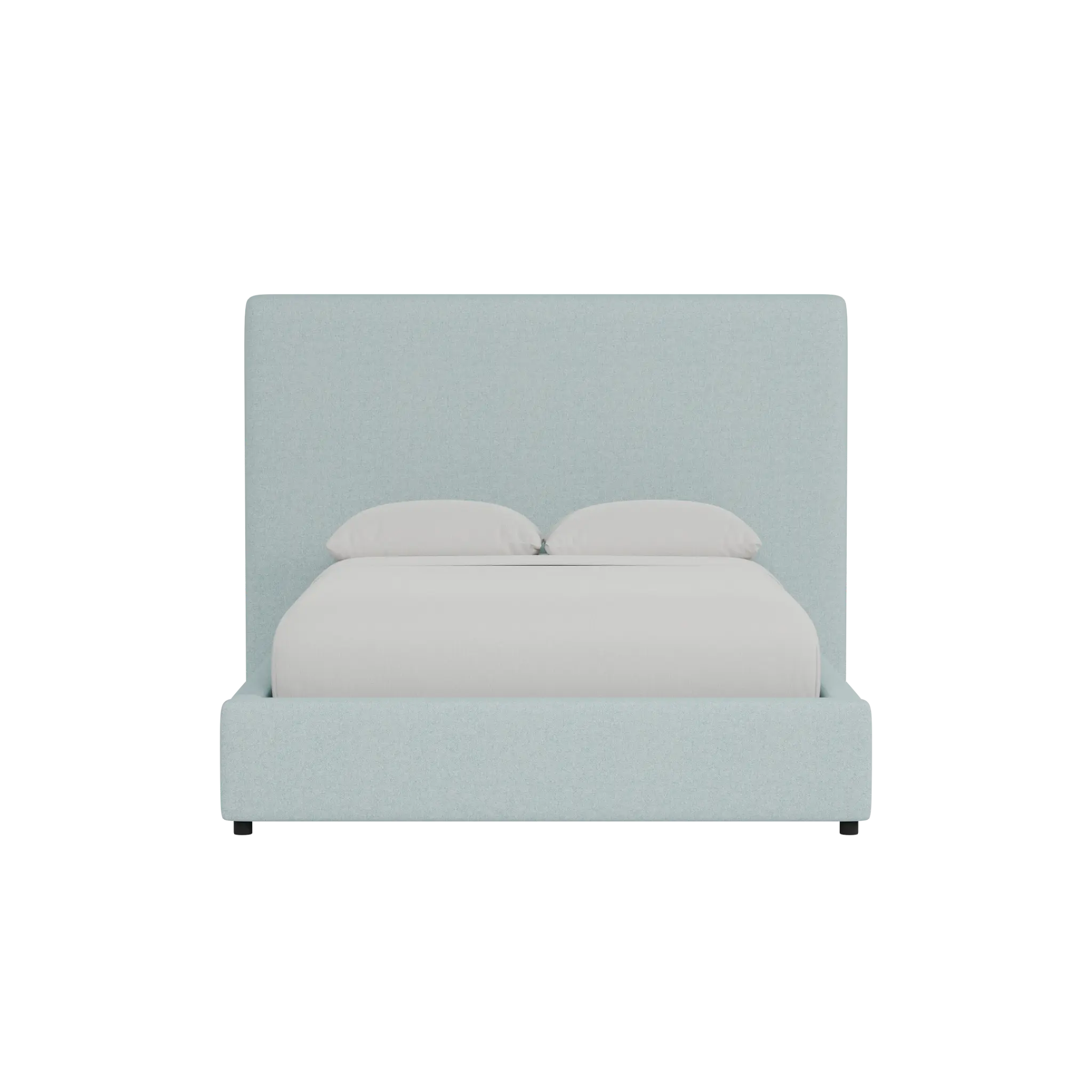 Grayton Elite Light Blue 54" Upholstered Platform Bed Grayton Elite Light Blue 54" Upholstered Platform Bed