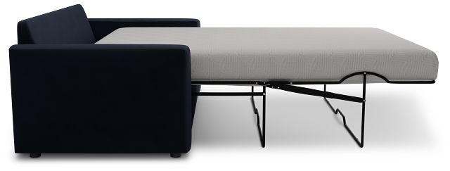Siesta Joya Dark Blue Fabric Memory Foam Sleeper