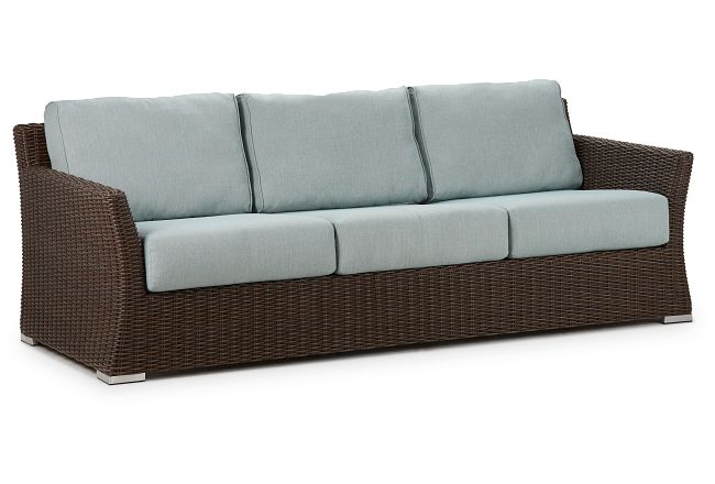 Southport Teal Woven Sofa