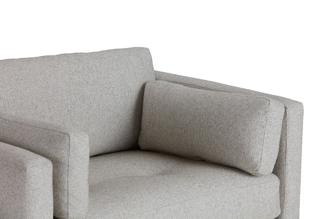 Casen Light Gray Fabric Chair