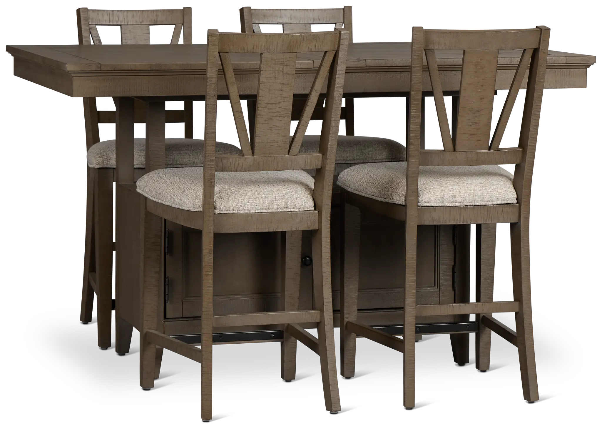 Heron Cove Light Tone High Table & 4 Barstools Heron Cove Light Tone High Table & 4 Barstools