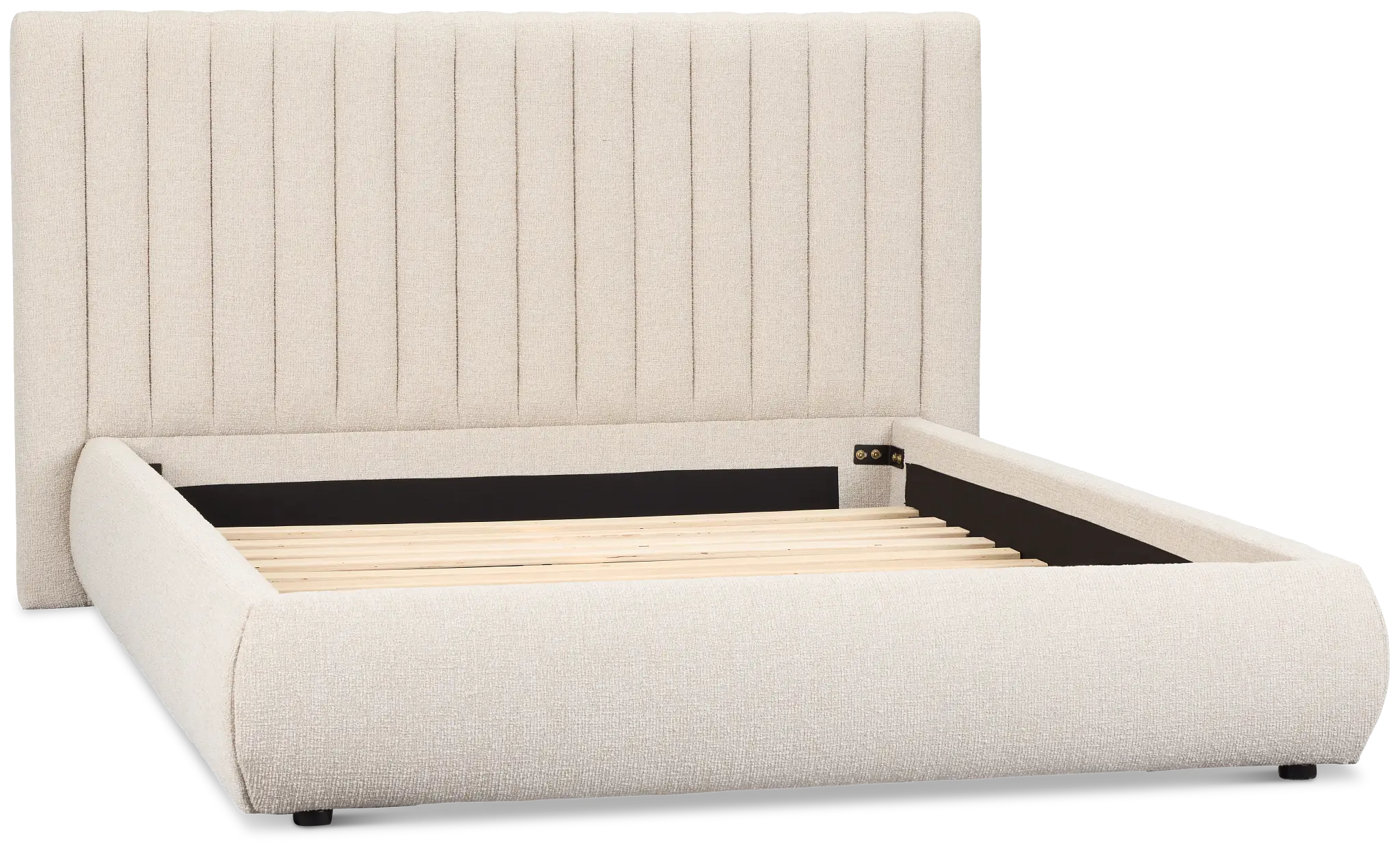 Nomad Light Beige Uph Platform Bed Nomad Light Beige Uph Platform Bed