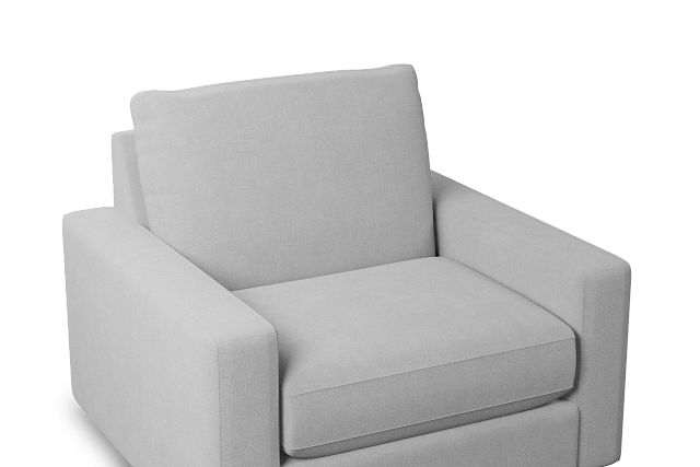 Edgewater Suave Gray Swivel Chair