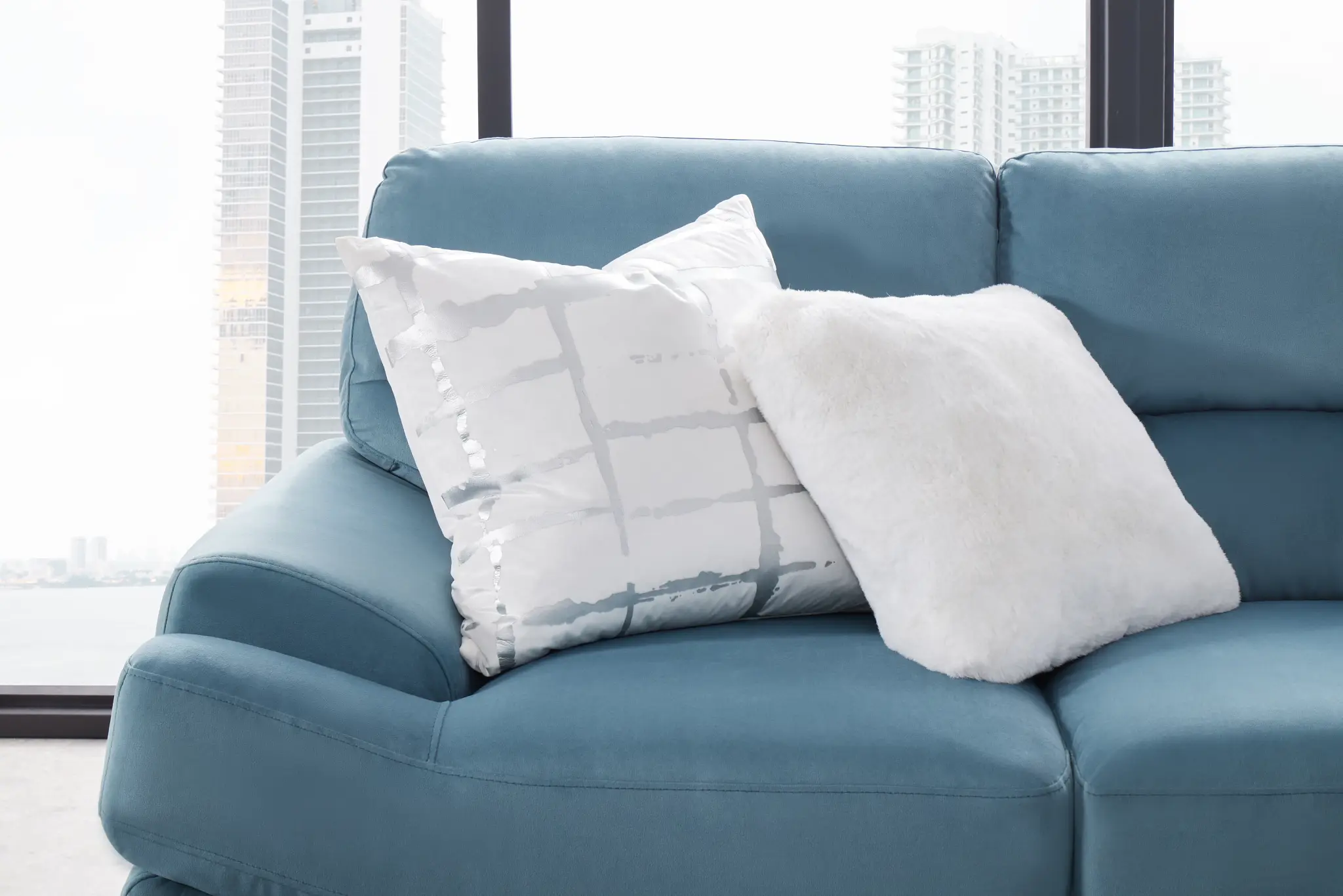 Kylee Silver 22" Accent Pillow Kylee Silver 22" Accent Pillow