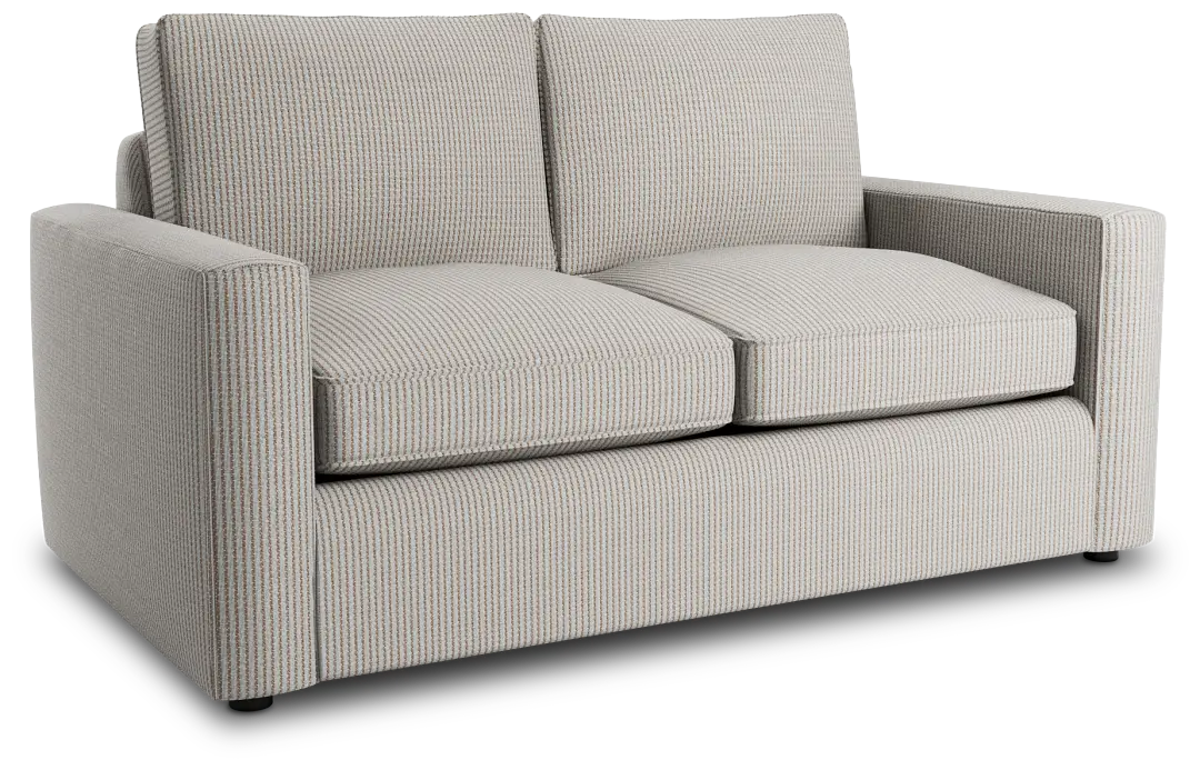 Siesta Lucy Light Beige Fabric Loveseat Siesta Lucy Light Beige Fabric Loveseat