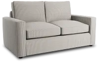 Siesta Lucy Light Beige Fabric Loveseat