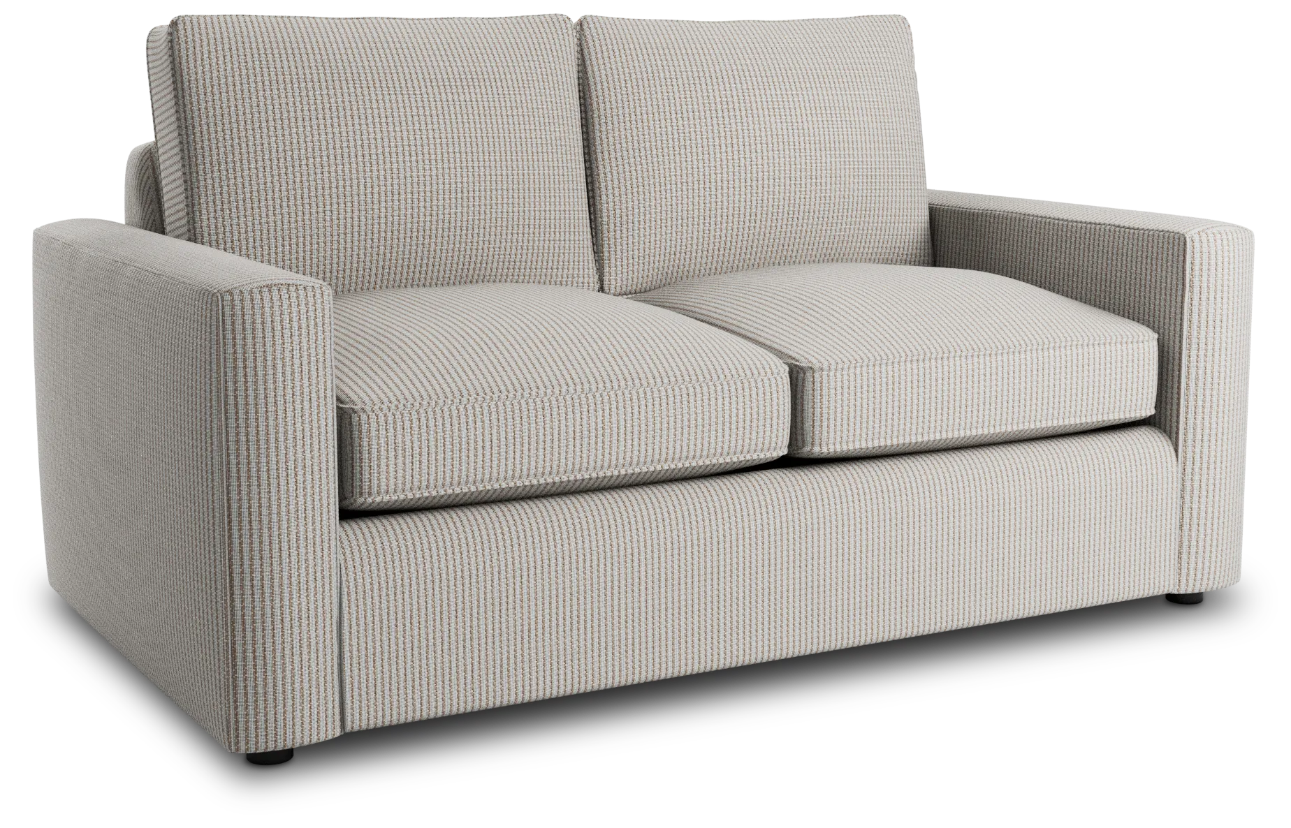 Siesta Lucy Light Beige Fabric Loveseat