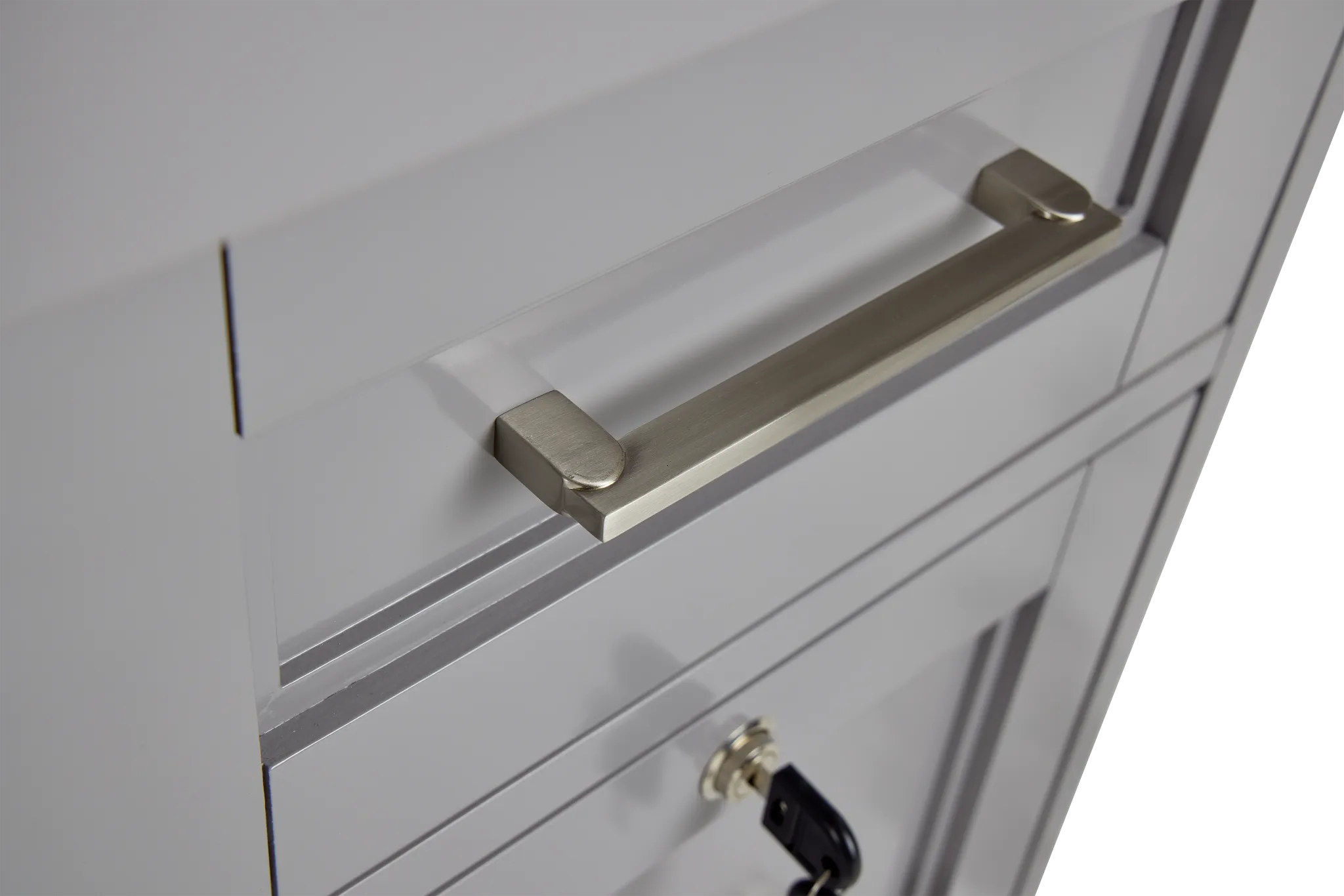 Newport Gray Peninsula Desk