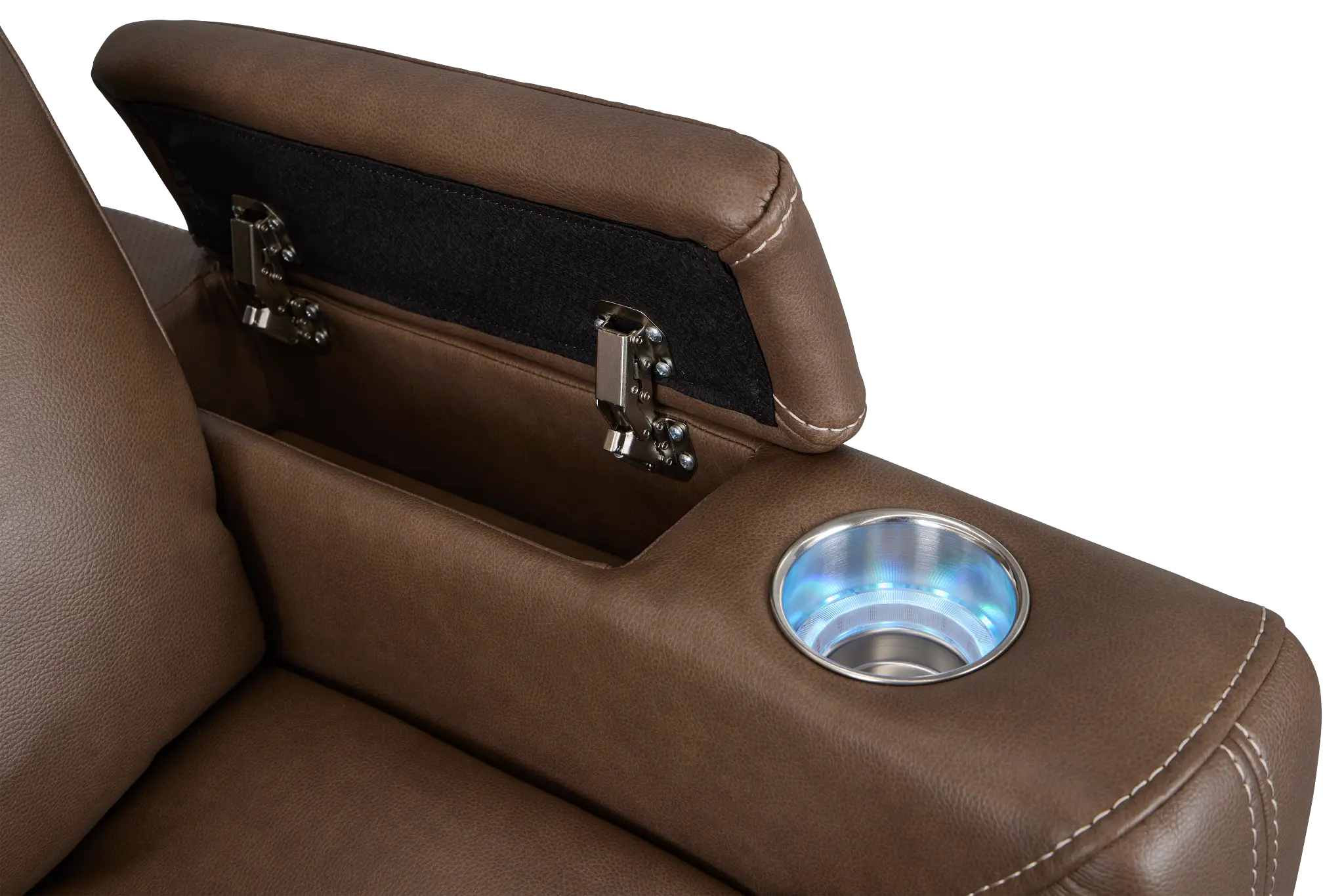 Vantage Dark Taupe Micro Power Recliner Vantage Dark Taupe Micro Power Recliner