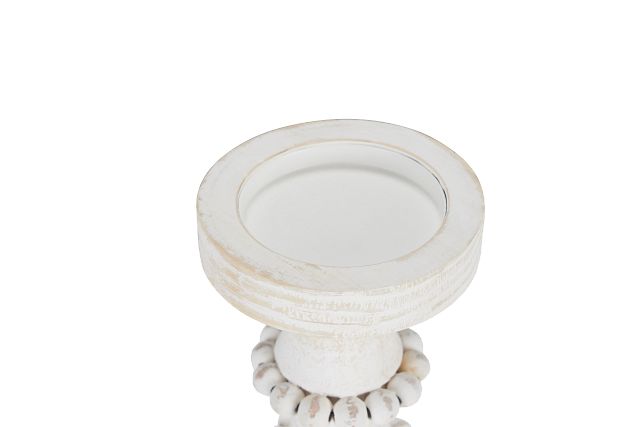 Brock White 13" Candle Holder