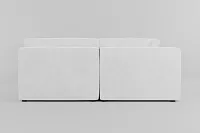 Destin Peyton White Fabric 6-piece Pit Sectional