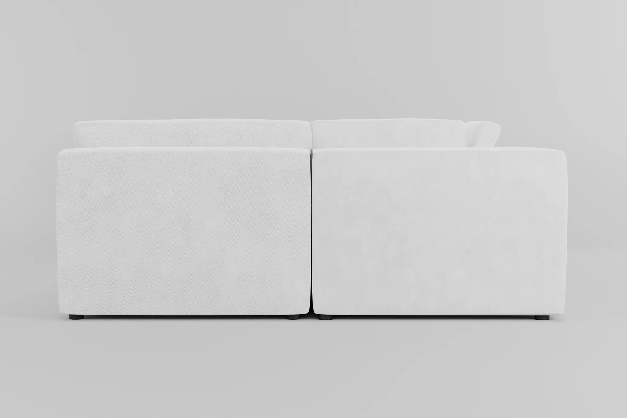 Destin Peyton White Fabric 6-piece Pit Sectional Destin Peyton White Fabric 6-piece Pit Sectional