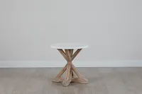 Boca Grande Two-tone Round Nightstand