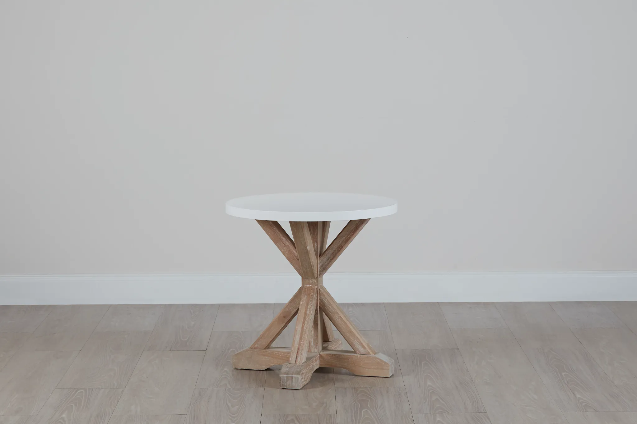 Boca Grande Two-tone Round Nightstand