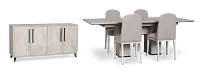 Pomona Gray Rect Dining Room
