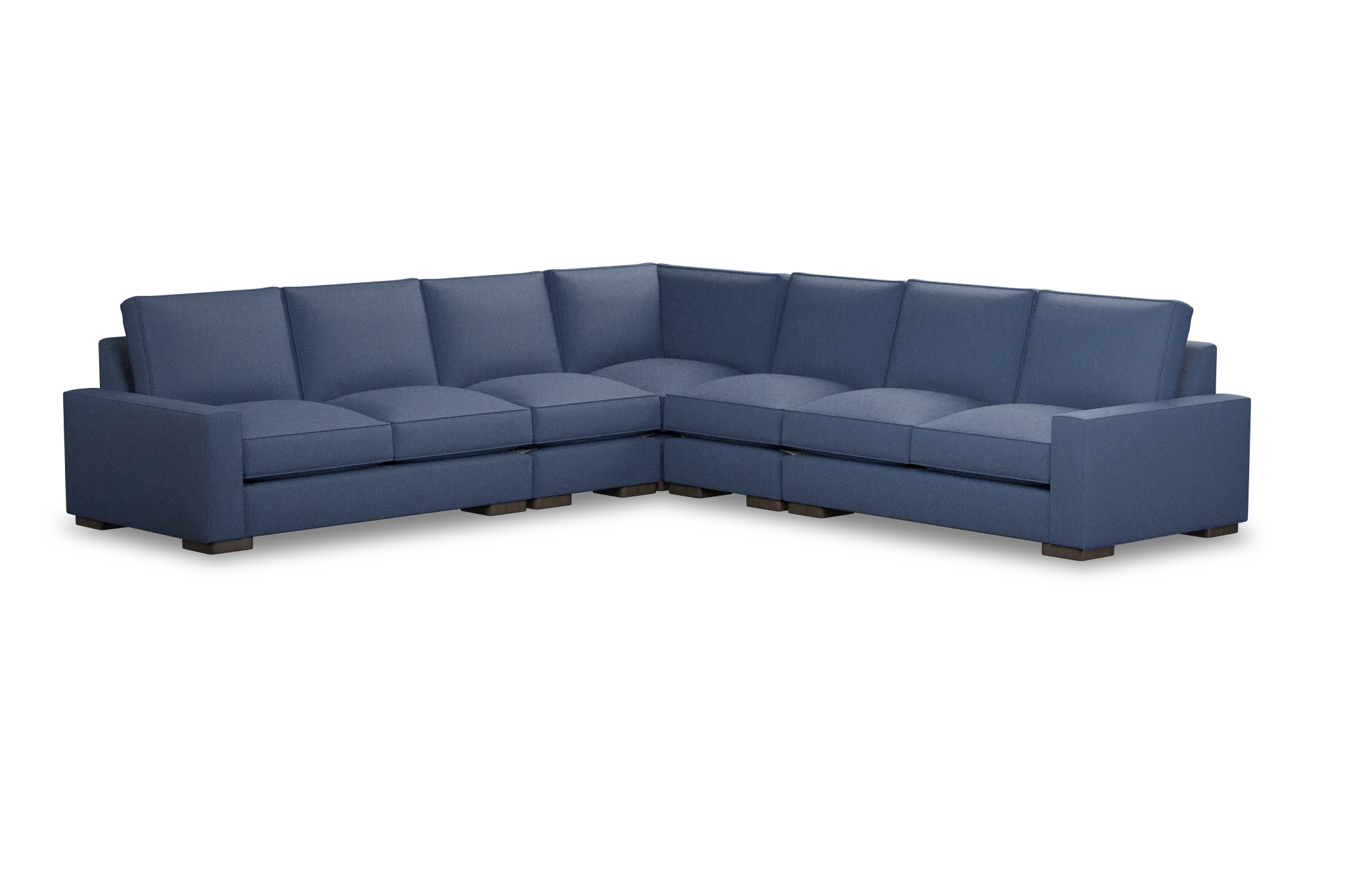 Edgewater Revenue Dark Blue Large Two-arm Sectional