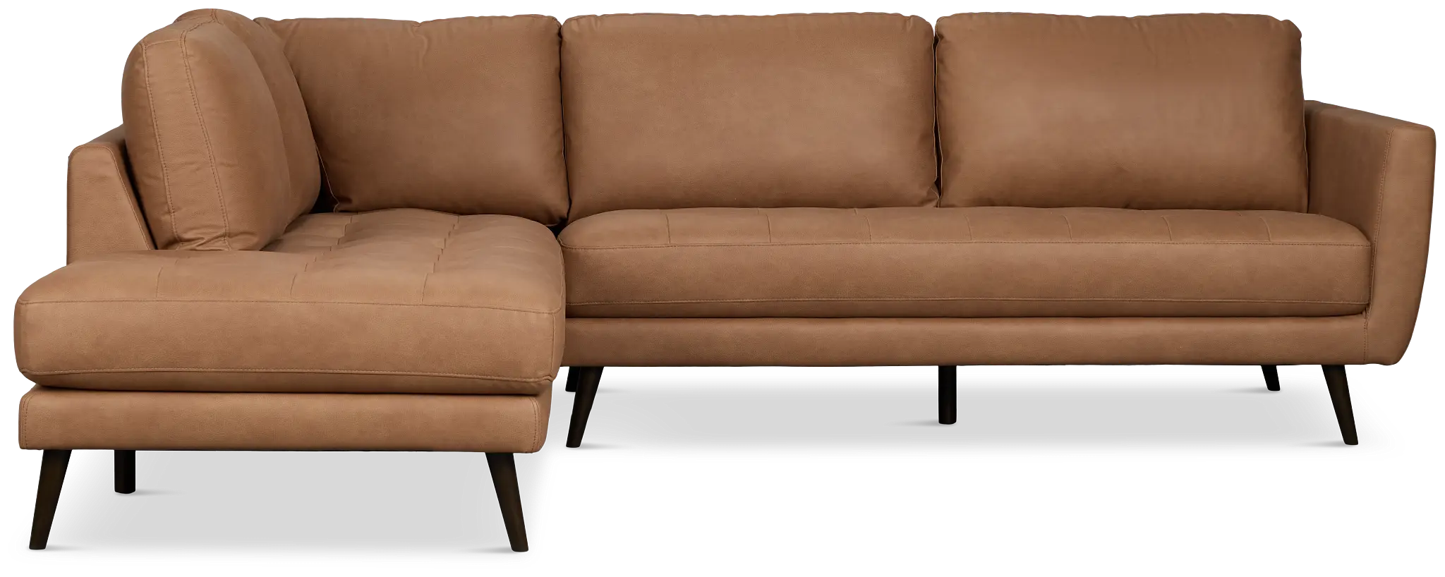 Indie Brown Micro Small Left Bumper Sectional Indie Brown Micro Small Left Bumper Sectional