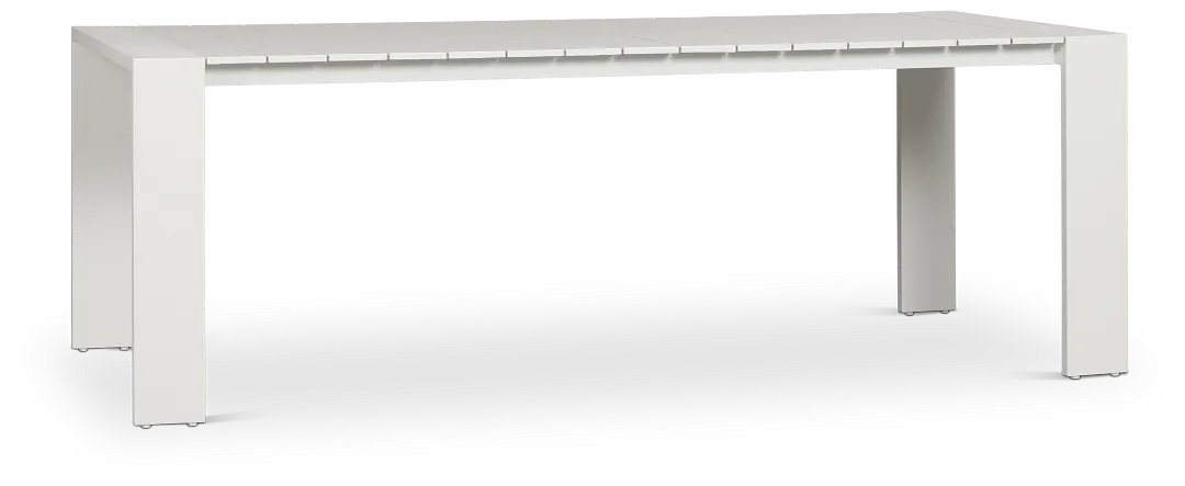 Sunrise White 86" Rectangular Table