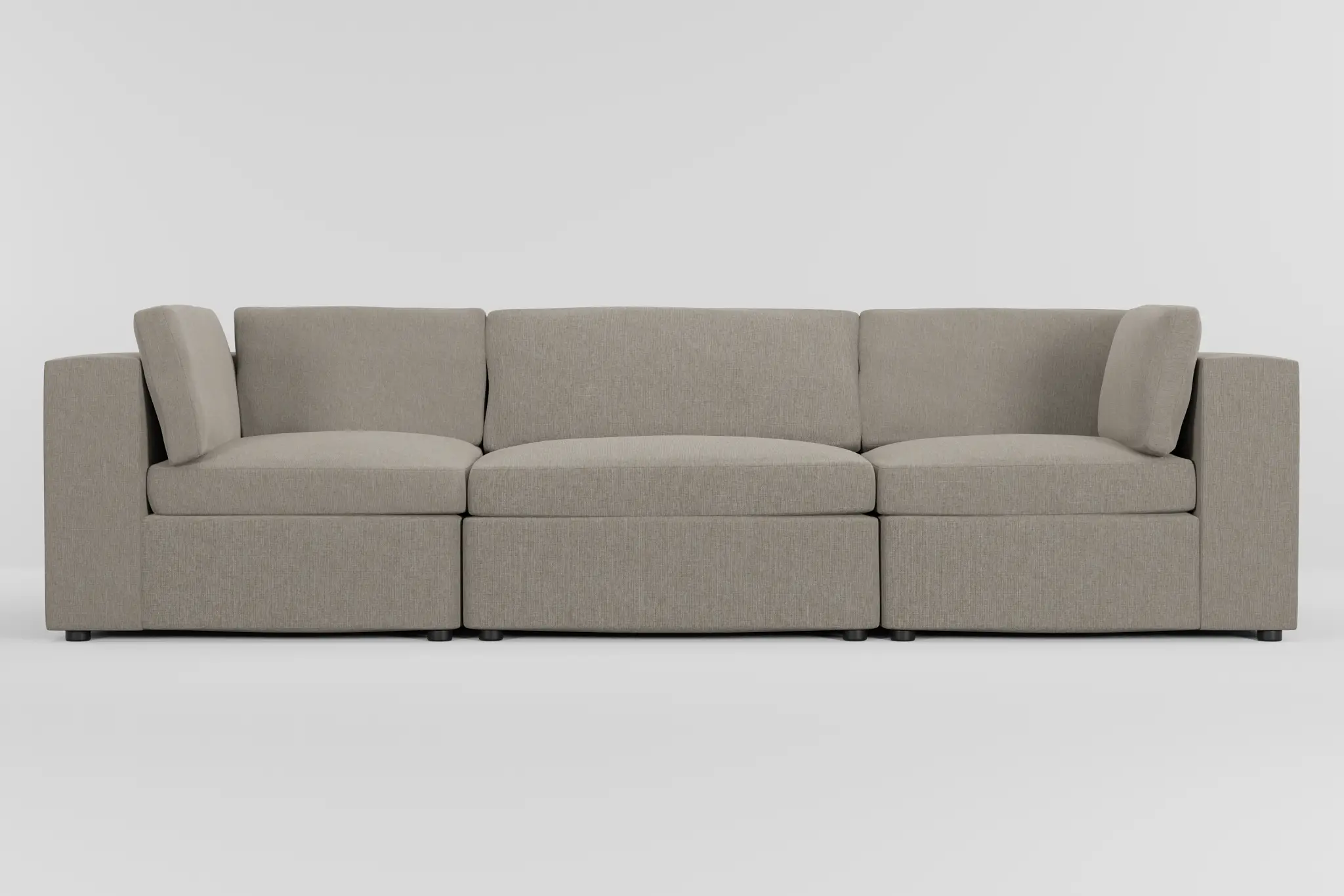 Destin Elevation Khaki Fabric 3-piece Modular Sofa Destin Elevation Khaki Fabric 3-piece Modular Sofa