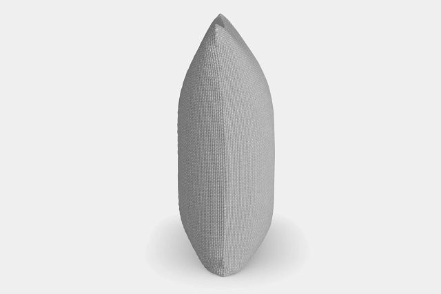 Suave Gray 20" Accent Pillow