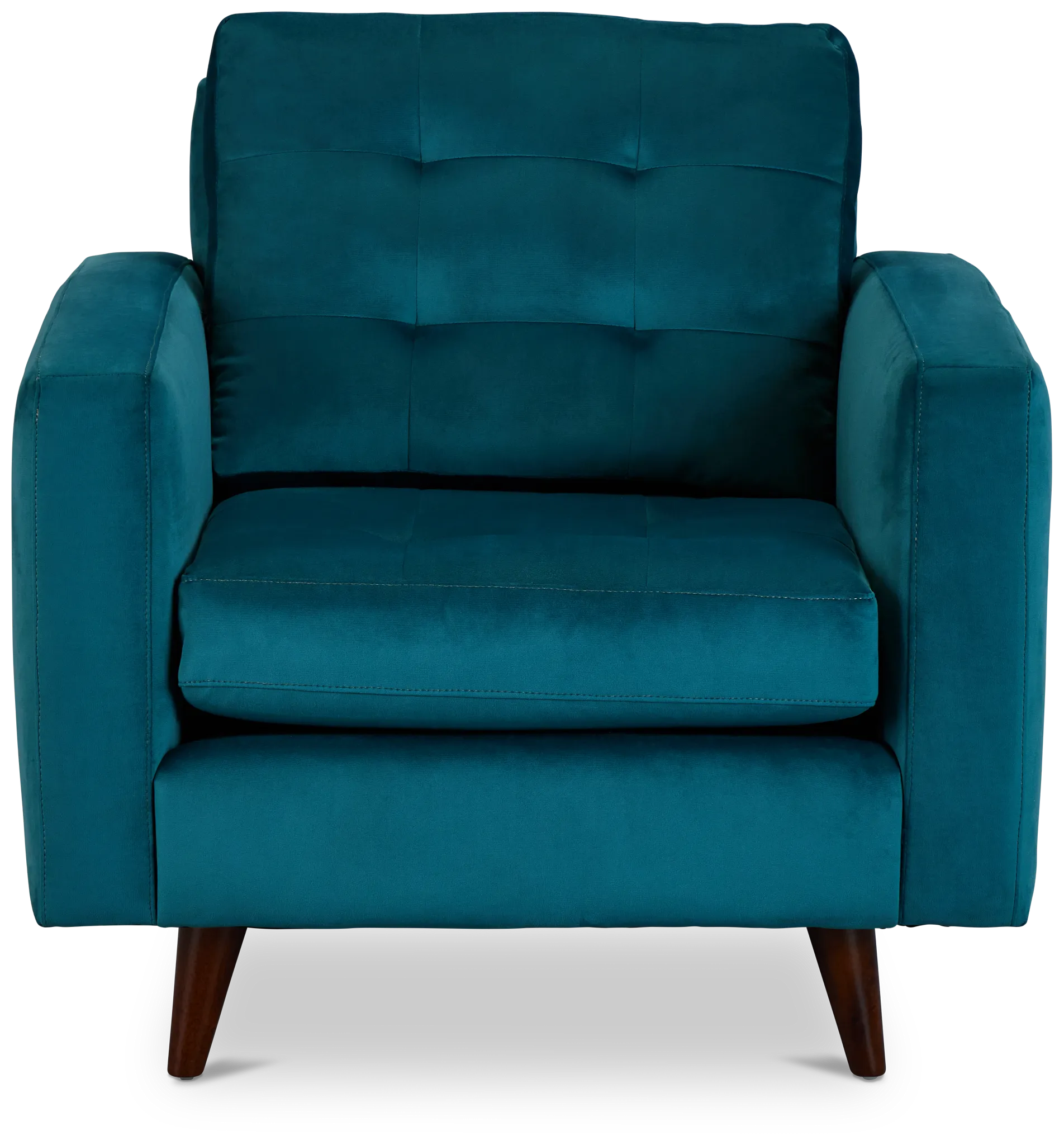 Mila Teal Velvet Chair