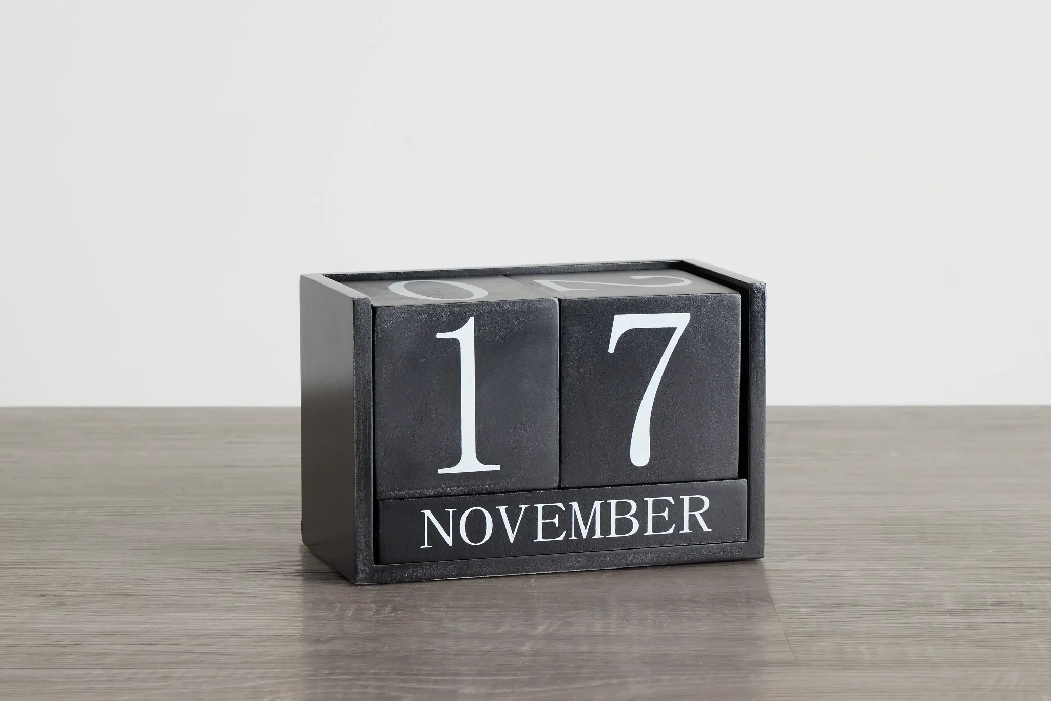 Kibo Black Wood Calendar Kibo Black Wood Calendar