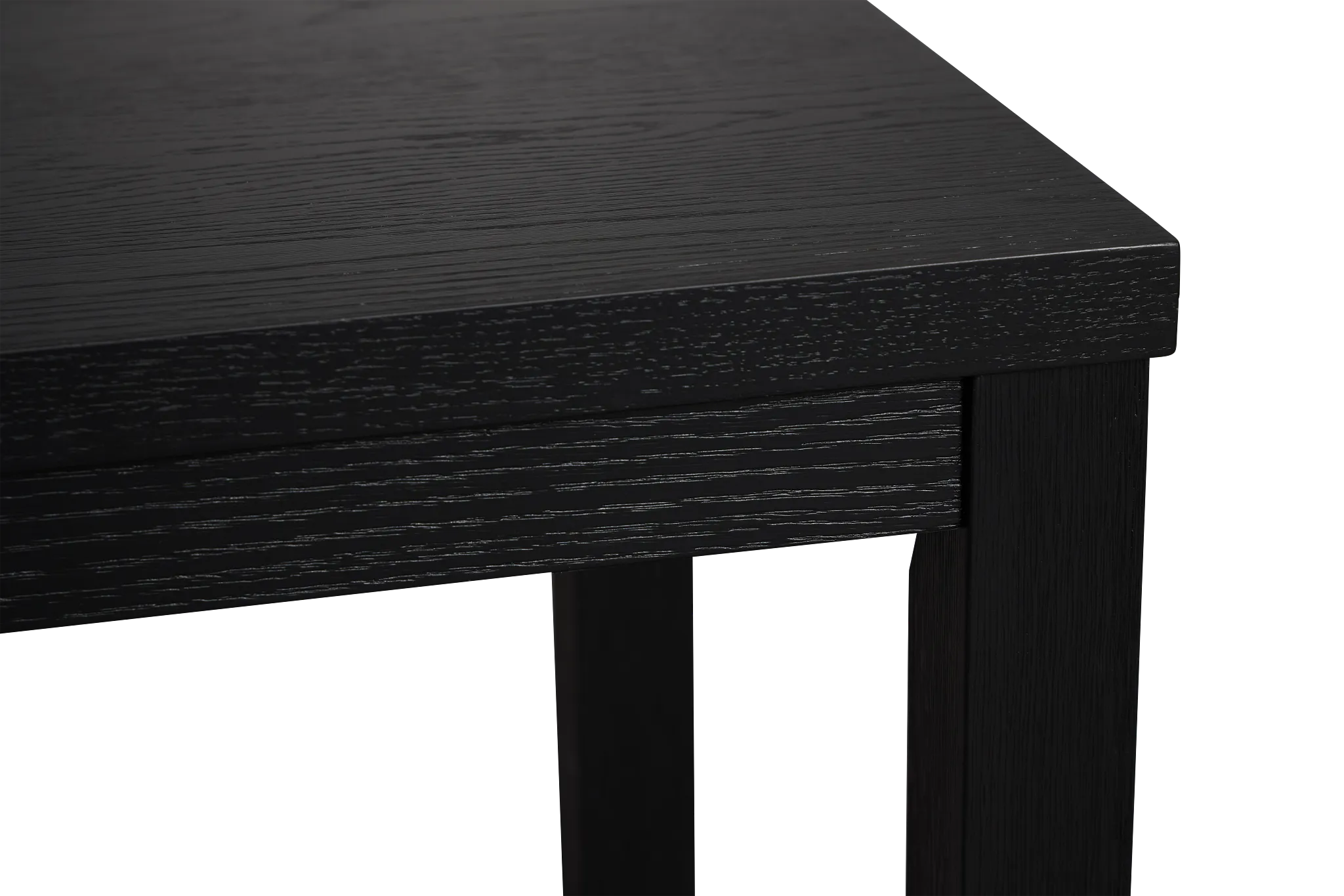 Alden Black Square End Table
