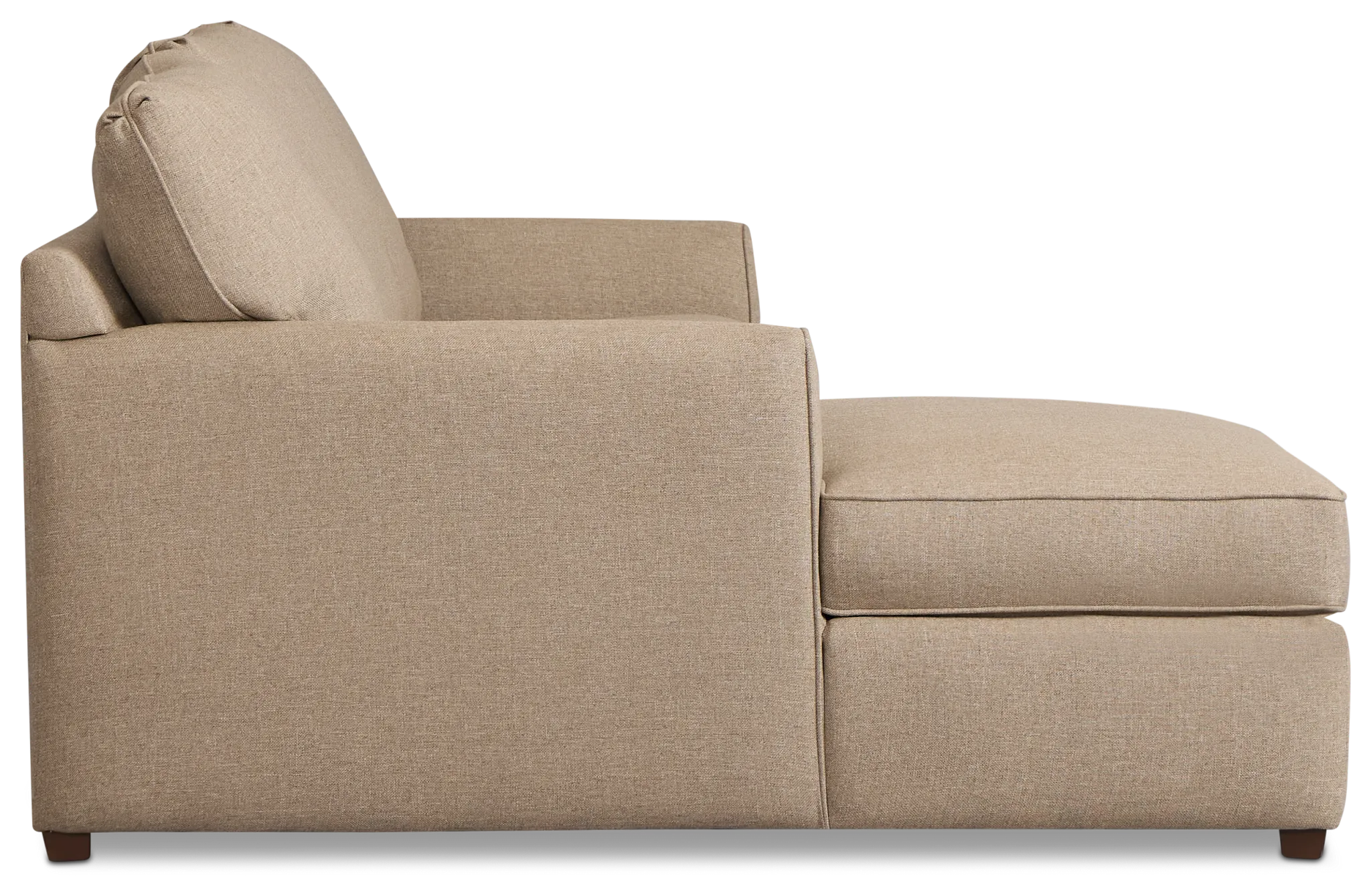 Tate Brown Fabric Left Chaise Sectional