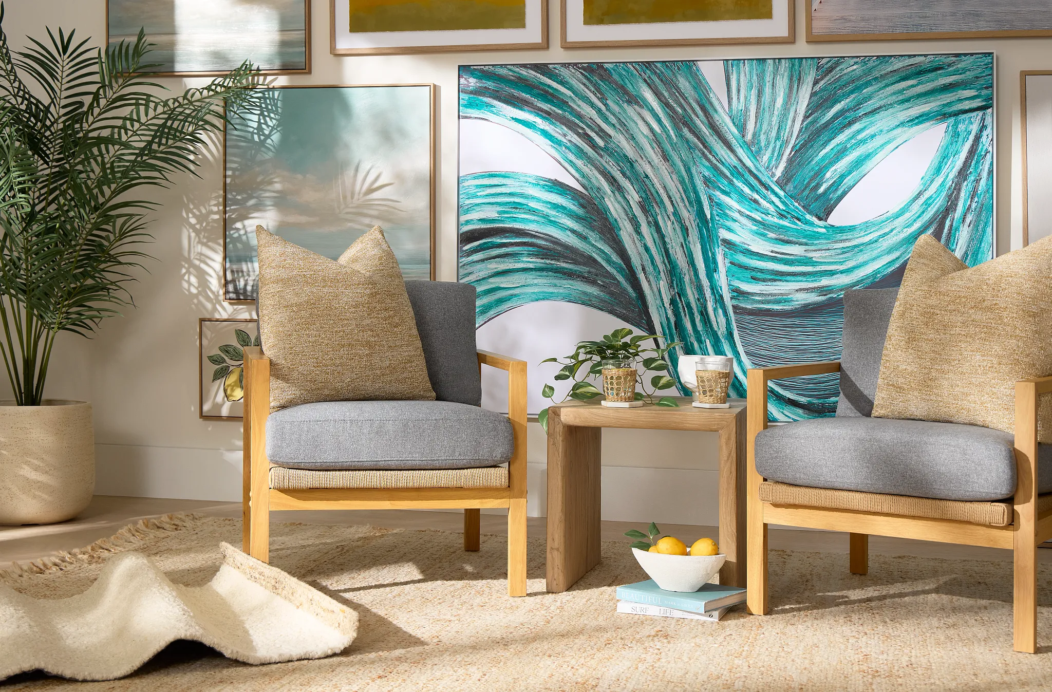 Konis Gray Accent Chair