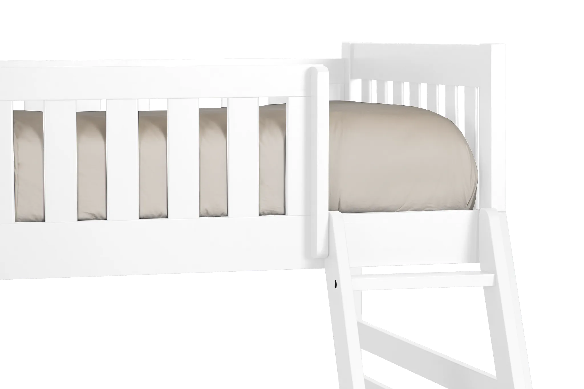 Charleston White Storage Bunk Bed