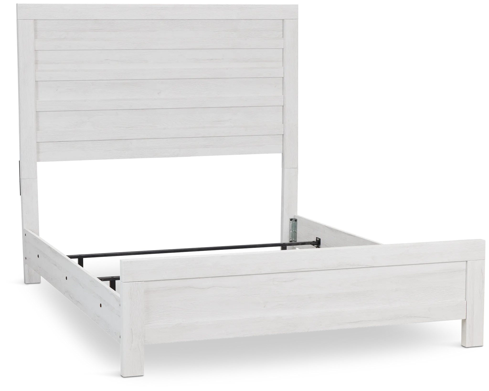 Everett White Panel Bed