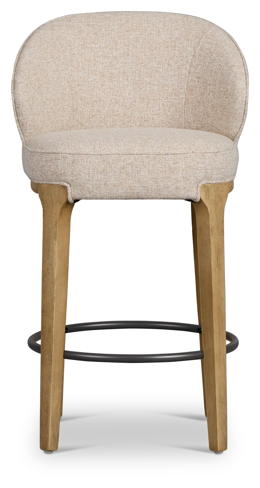 Libby Light Beige Fabric 24" Upholstered Barstool Libby Light Beige Fabric 24" Upholstered Barstool