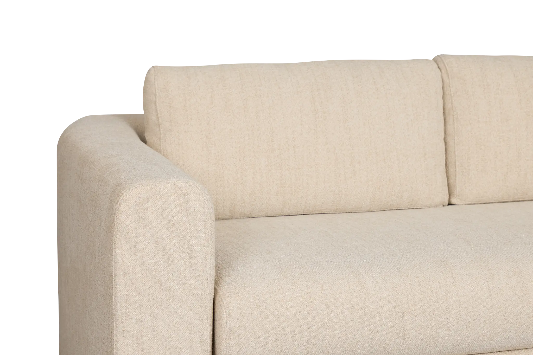 Alma Light Beige Fabric Medium Right Chaise Sectional Alma Light Beige Fabric Medium Right Chaise Sectional