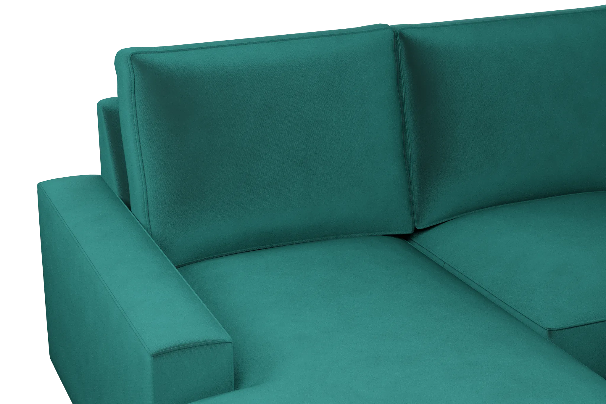 Edgewater Joya Green Large Left Chaise Sectional